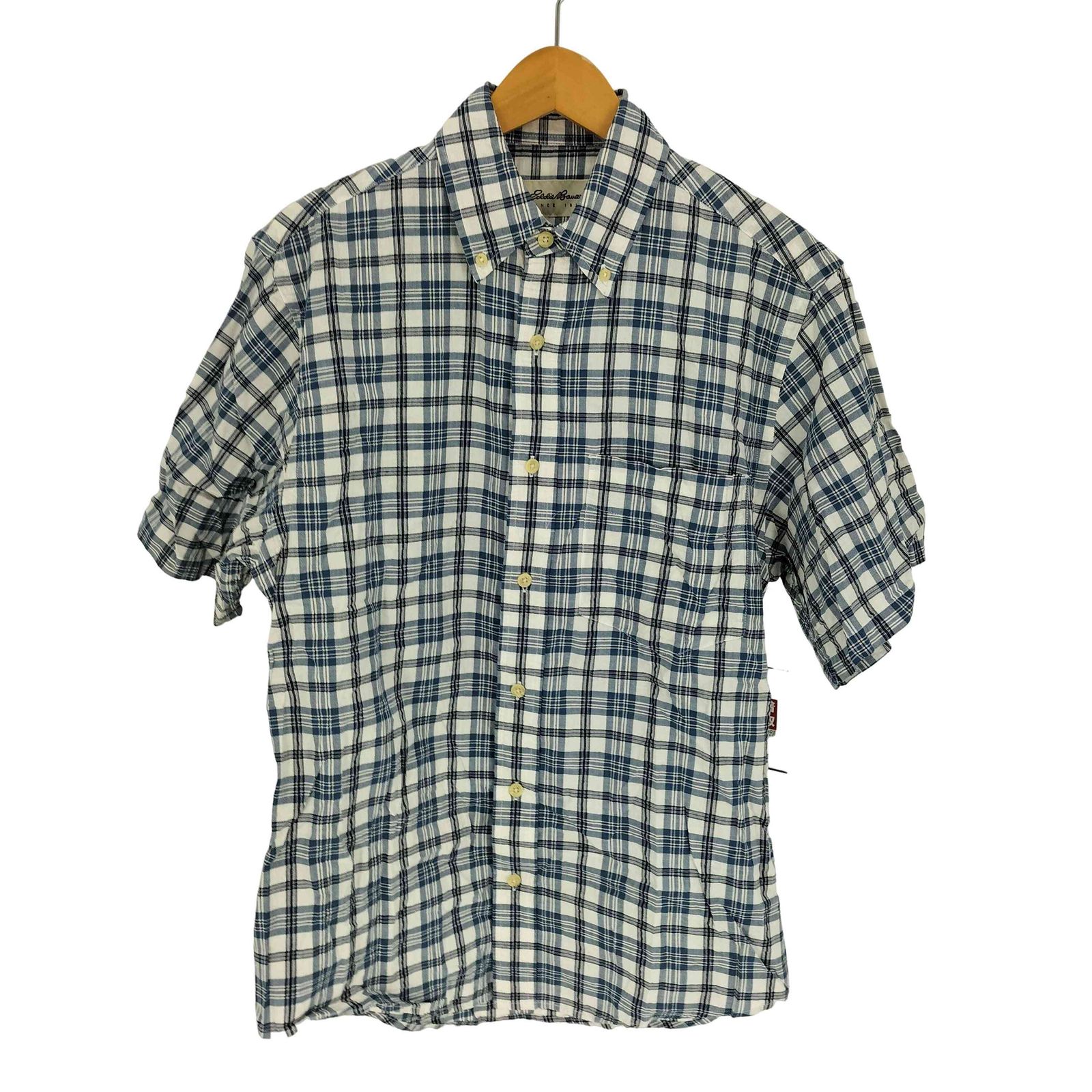 エディーバウアー Eddie Bauer 90-00S 白タグ タータンチェック B.D S