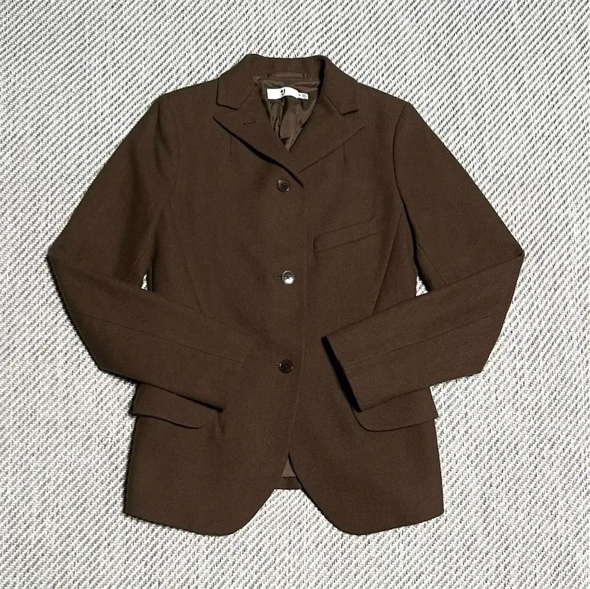 M Uniqlo ＋ J UNIQLO ユニクロ Jil Sander ジルサンダー コラボ ウール 茶色 ブレザー