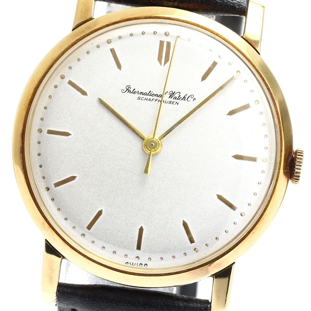 IWC IWC SCHAFFHAUSEN R1205 K18YG Cal.401 リダンダイアル 手巻き メンズ_903590
