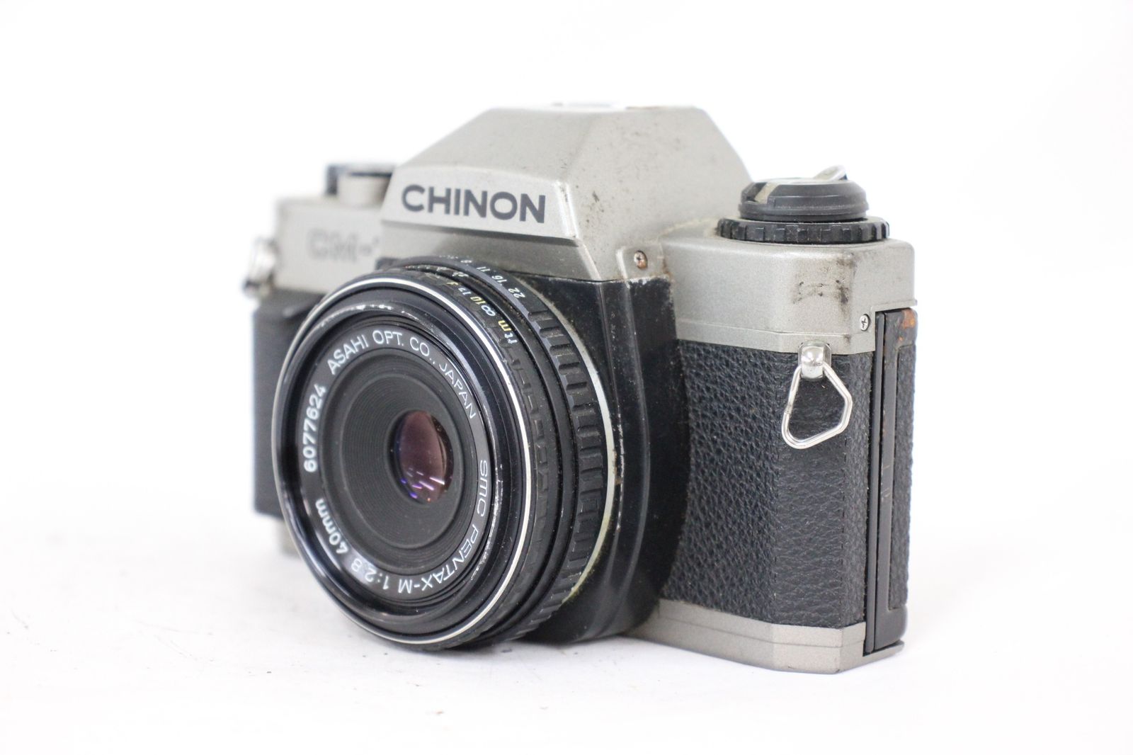 品 Chinon CM-7 Asahi smc Pentax-M 40mm F2.8 ボディレンズセット e312