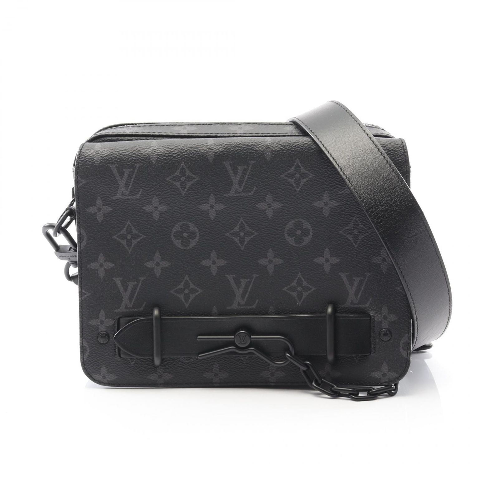 ルイ ヴィトン LOUIS VUITTON ショルダーバッグ スティーマー メッセンジャー M45585 PVCコーティングキャンバス レザー スティーマー メッセンジャー メンズ