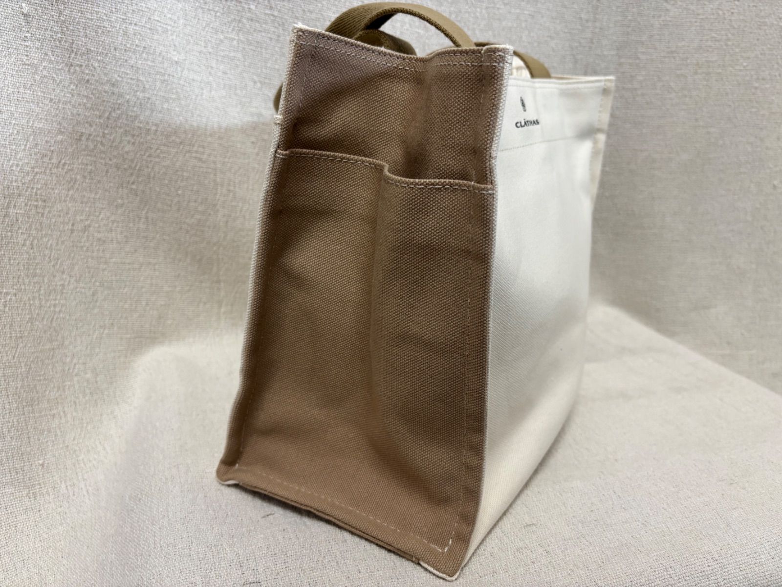 美品】 WH33 CLATHAS/クレイサス トートバッグ オフホワイト