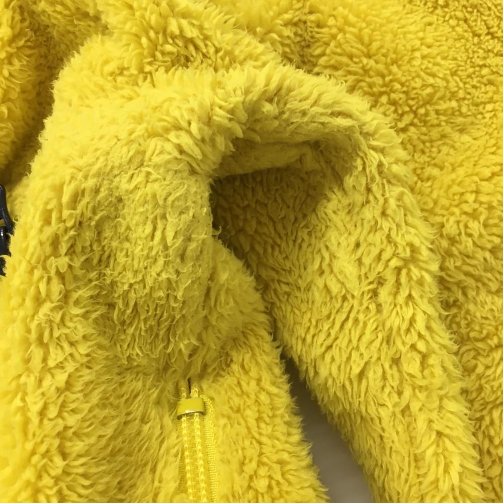 美品 ジャックバニー ボアフリース ジップブルゾン イエロー 1 黄色 ジャックバニー ボアブルゾン イエロー×ネイビー ハーフジップ