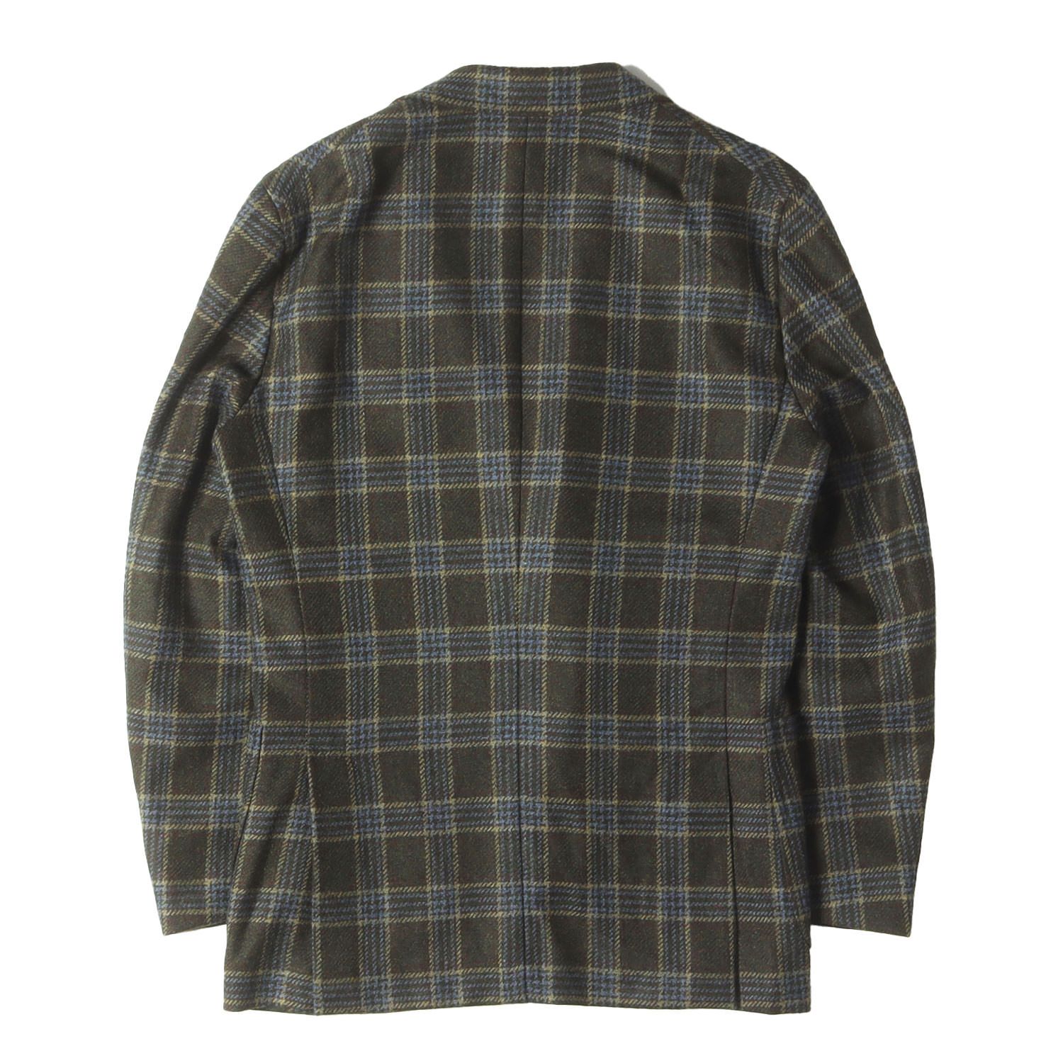 【美品】ISAIA イザイア　ジャケット　44 美品】ISAIA イザイア ジャケット オリーブ ブルー サイズ:44 | ウール