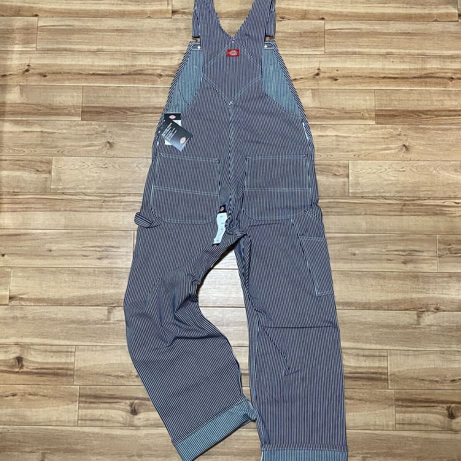 Dickies ディッキーズ ヒッコリーストライプ オーバーオール 美品 Dickies ヒッコリー ストライプ オーバーオール ディッキーズ