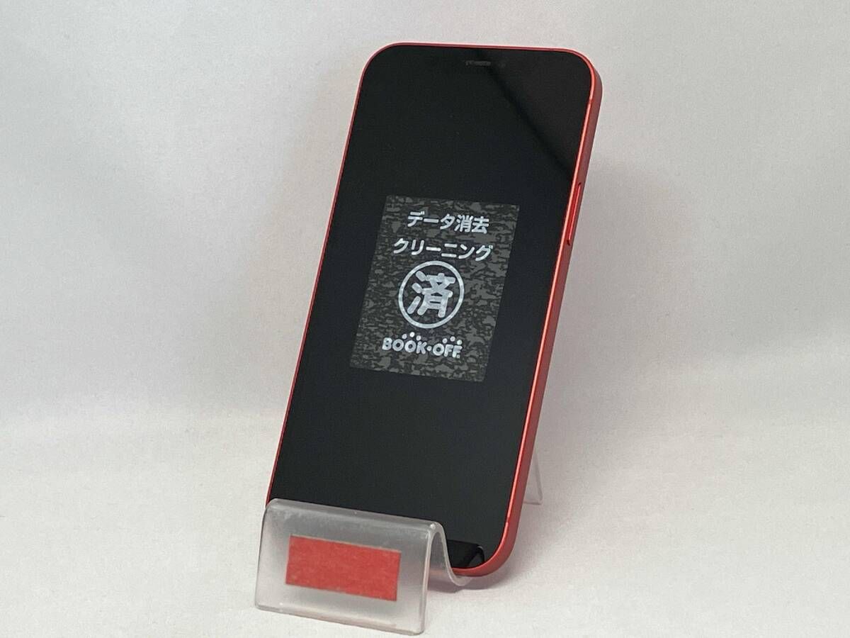 au SIMロックなし MGHQ3J|A iPhone 12 64GB レッド au