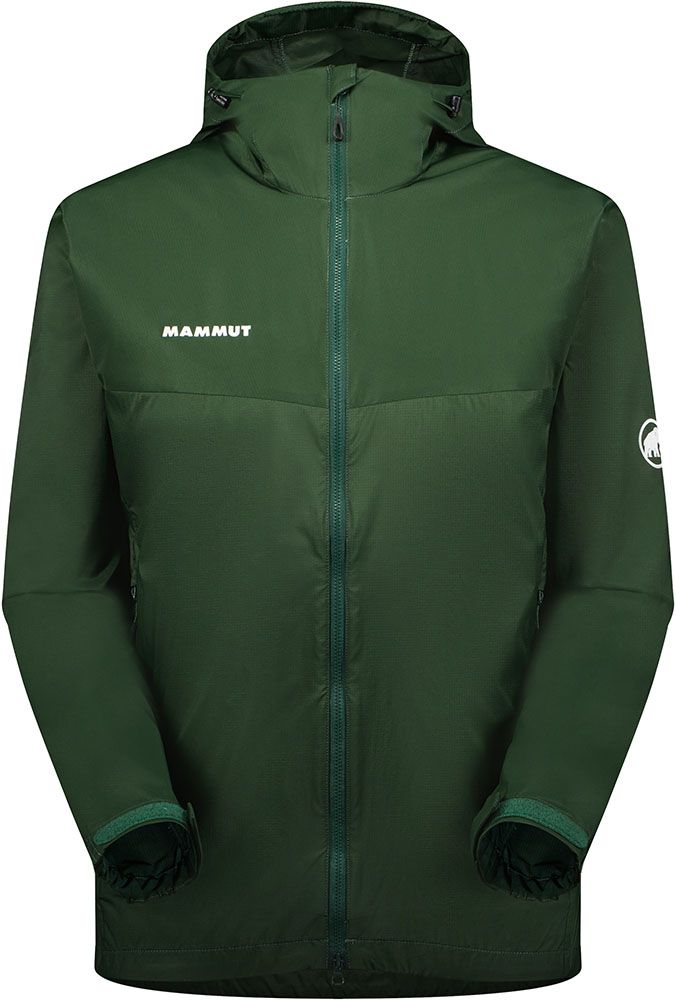 マムート MAMMUT アウトドア グライダー 2.0 ウィンドブレーカー フーデッド ジャケット アジアンフィット メンズ 男性 上着 アウター 登山 お出かけ 旅行 1012-00630 101200630 40135 WOODS