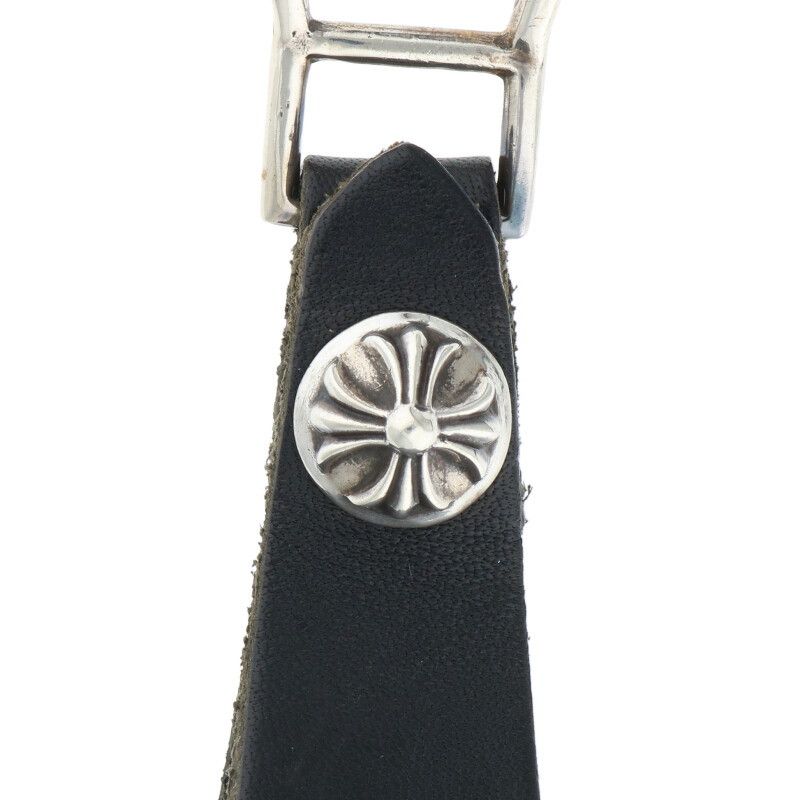 クロムハーツ BELT LOOP クロスボールレザーベルトループ極美品