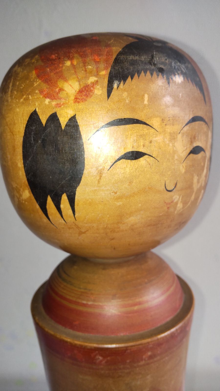 ヴィンテージ伝統こけし 熊谷正（1937-2024）作 鳴子 高さ36cm 509E