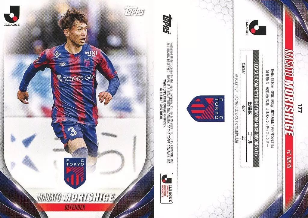 中古】スポーツ 177[ベースカード]：森重 真人 - メルカリ