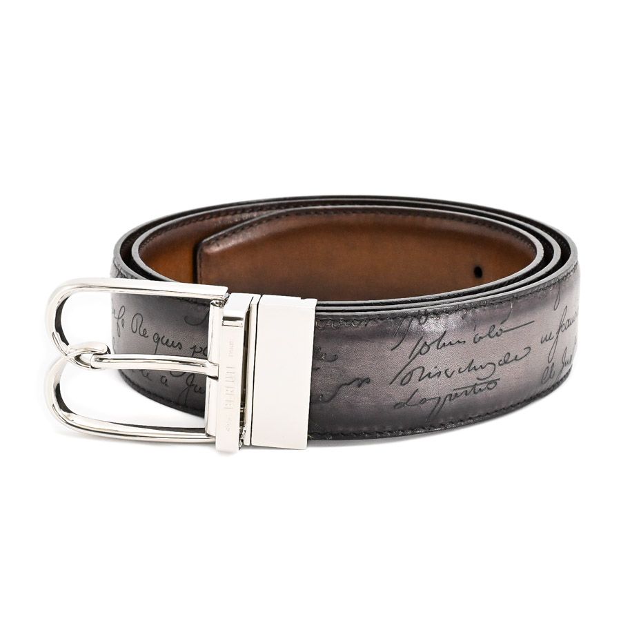 Berluti ベルルッティ ベルト Bボリュート35MMリバーシブル