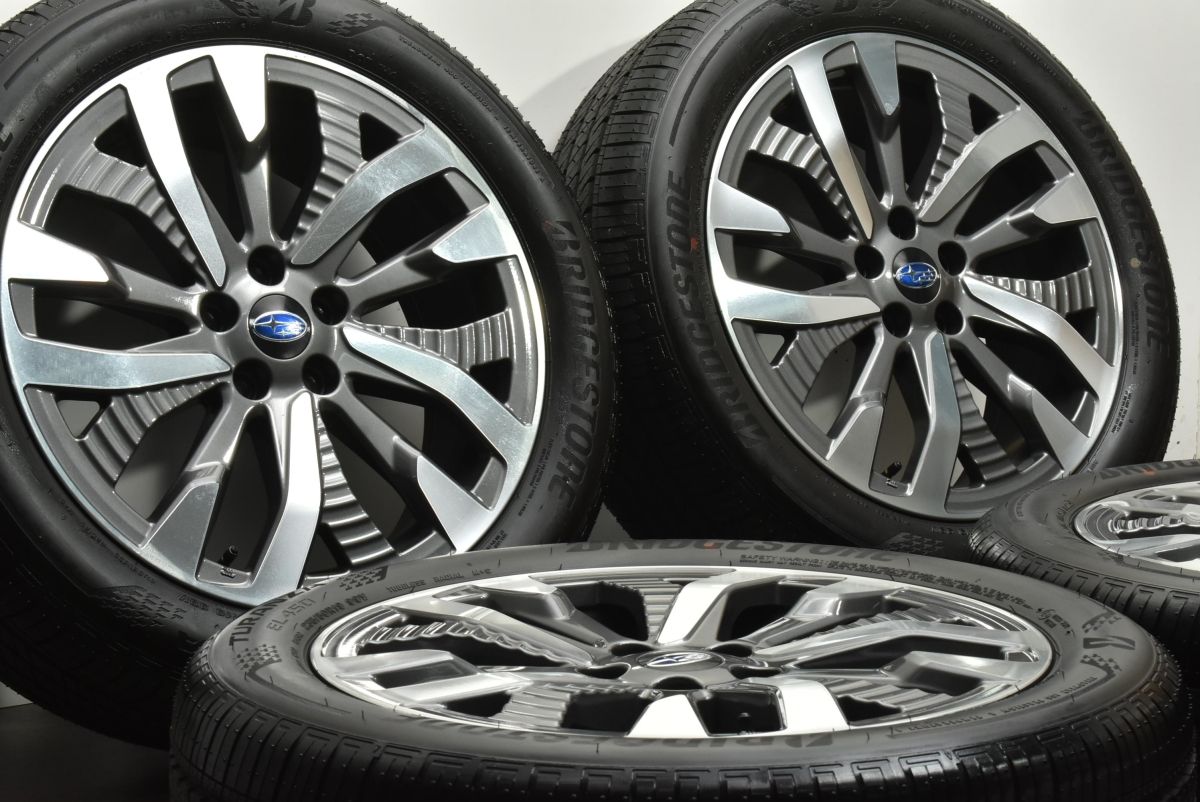 製 新車外し スバル SL フォレスター 純正 19in 7.5J 48 PCD114.3 ブリヂストン トランザ EL450 235 50R19 SK型にも