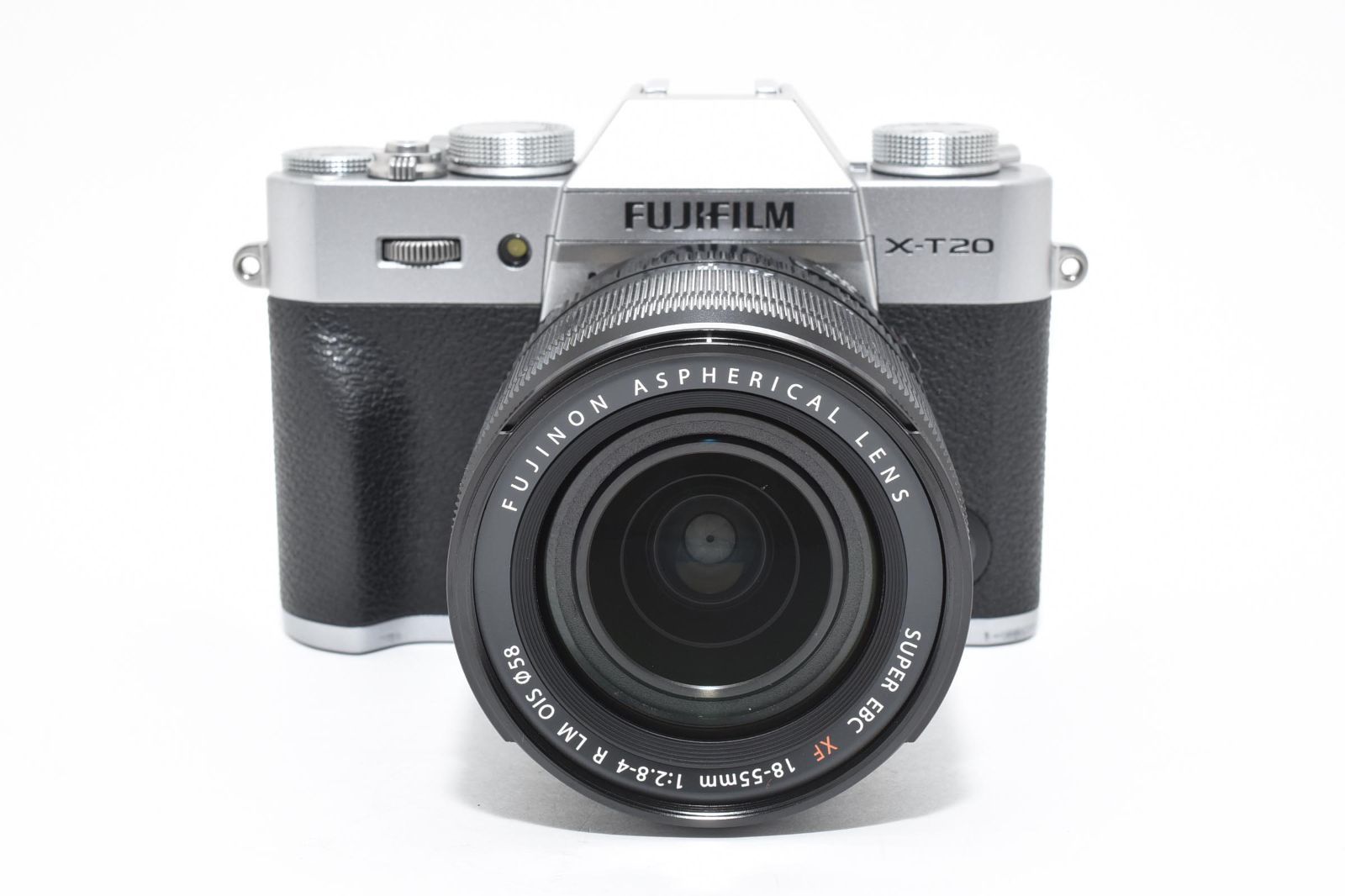 レンズ光学 上 フジフイルム X T 20 レンズキット シルバー ショット数1回