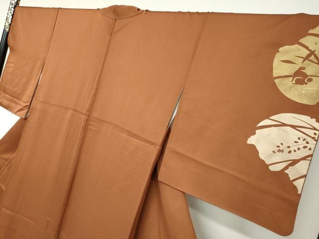 平和屋着物○訪問着 駒刺繍 月兎 金彩 正絹 逸品 DAAV4961ud 平和屋