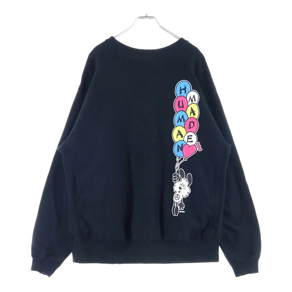 HUMAN MADE ブラック スウェット HUMAN MADE - HUMAN MADE ヒューマンメイド トレーナー