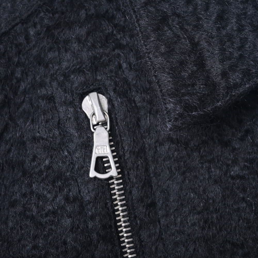 DRIES VAN NOTEN パーツ切替 ジップ ブルゾン S ブラック ドリス