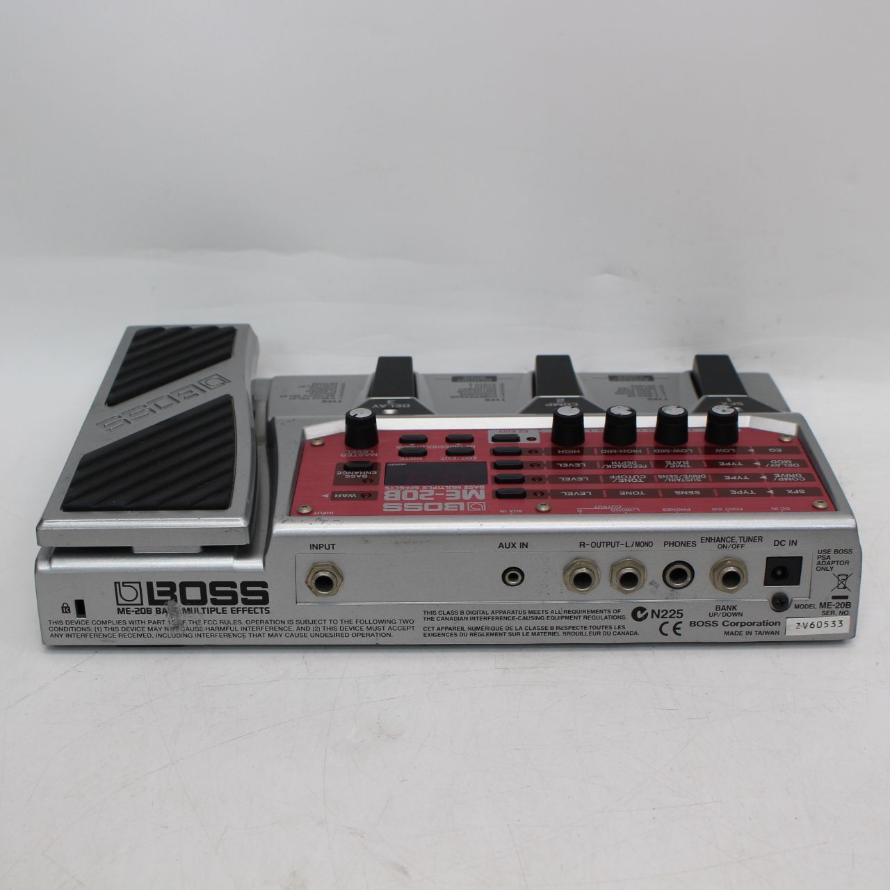 572)BOSS ME-20B ベース マルチエフェクター ボス エフェクター