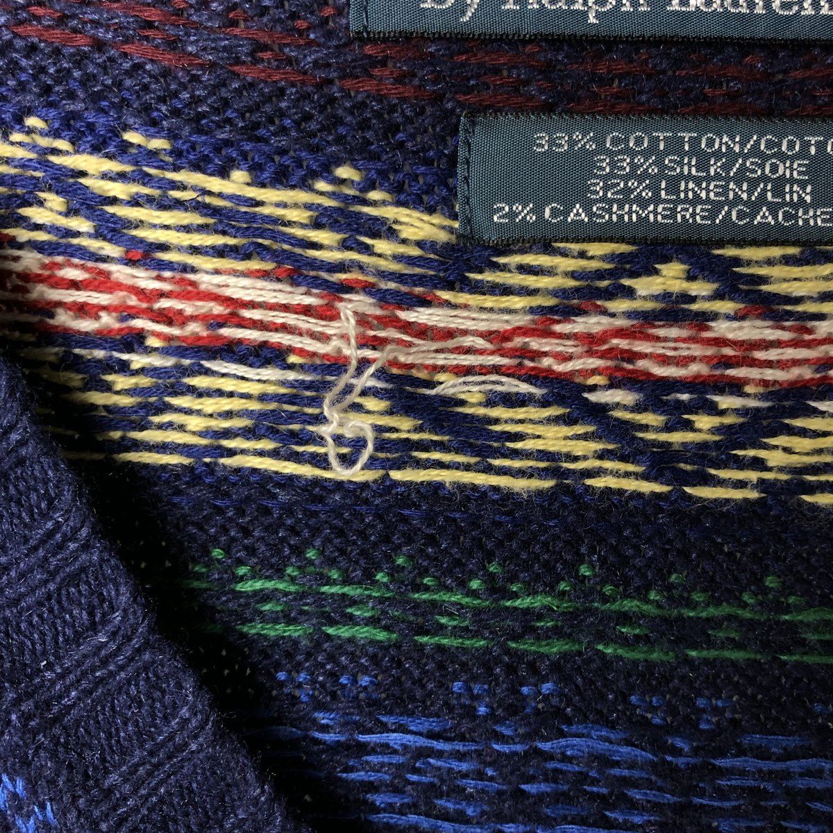 Ralph Lauren ラルフローレン　ニットベスト　Vネック　フェアアイル柄 楽天市場】ポロ ラルフローレン メンズ フェアアイル ニット