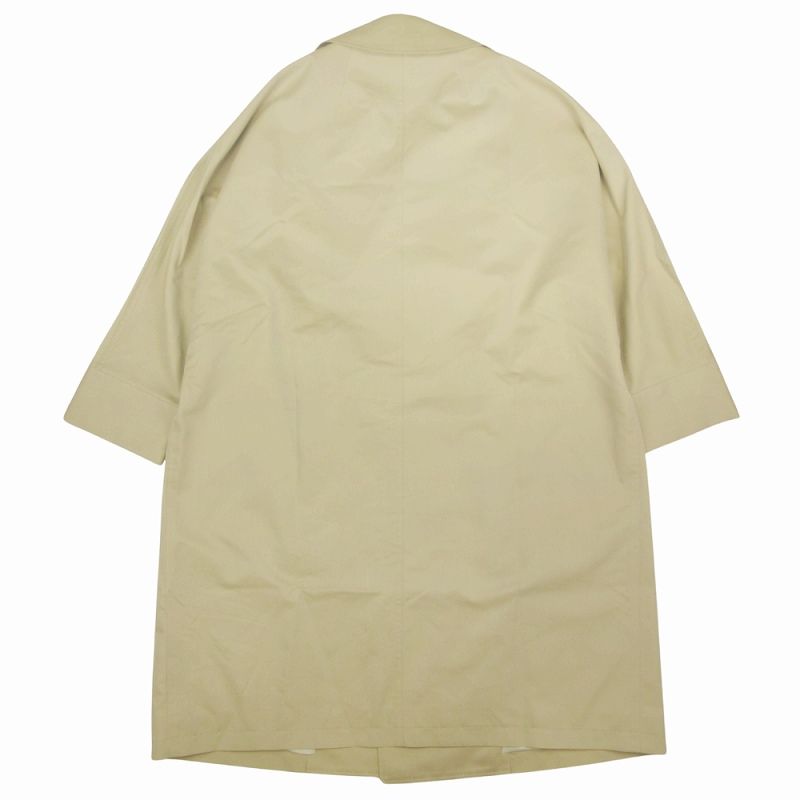 極美品 25SS ティッカ TICCA テントコート トレンチ コート ダブル  