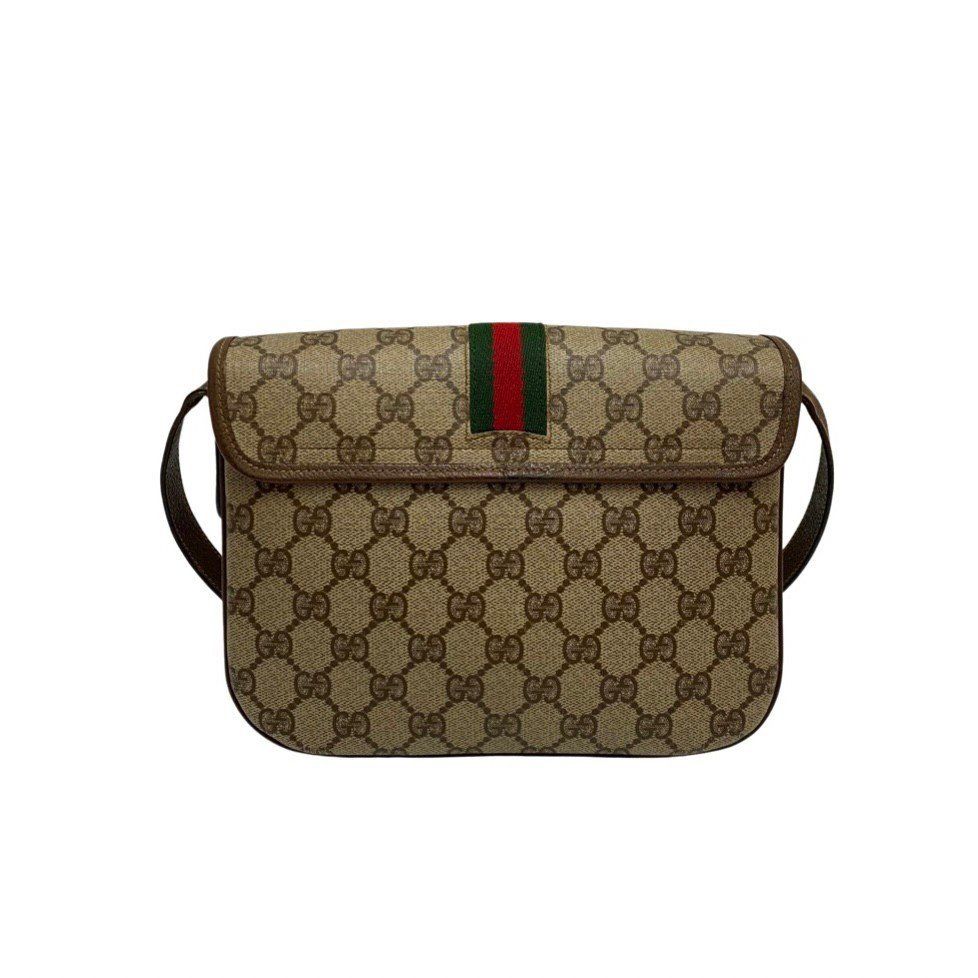 極 美品 GUCCI オールドグッチ ヴィンテージ シェリーライン GG ロゴ