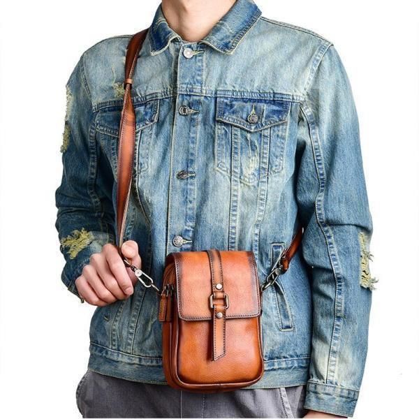 本革 ミニショルダーバッグ