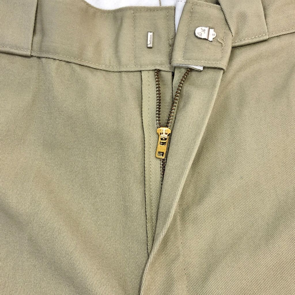 W34 L30 90s DICKIES ワークパンツ 874 カーキ USA製 90年代 USA製 Dickies ディッキーズ 874 ワークパンツ カーキ(メンズ