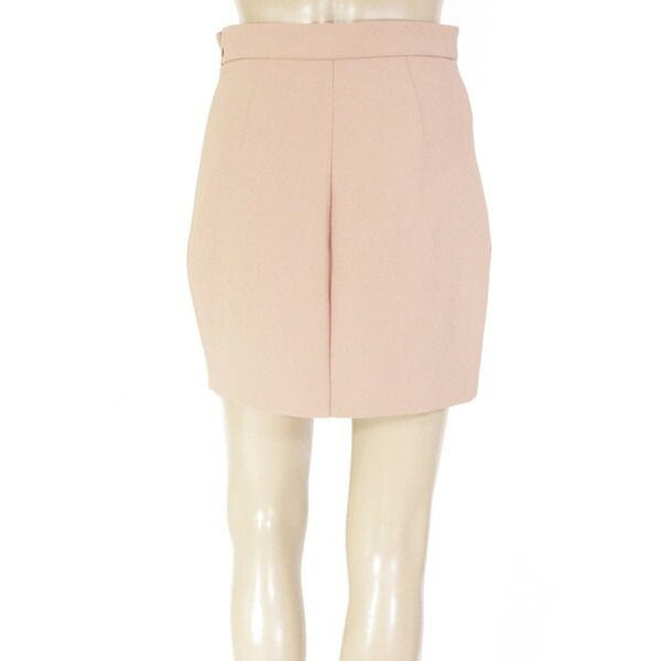80%OFF エリザベッタフランキ ELISABETTA FRANCHI スカート 40 ESK692 Sサイズ ピンクベージュ レディース ミニ丈スカート タイトスカート 台形 イタリア製