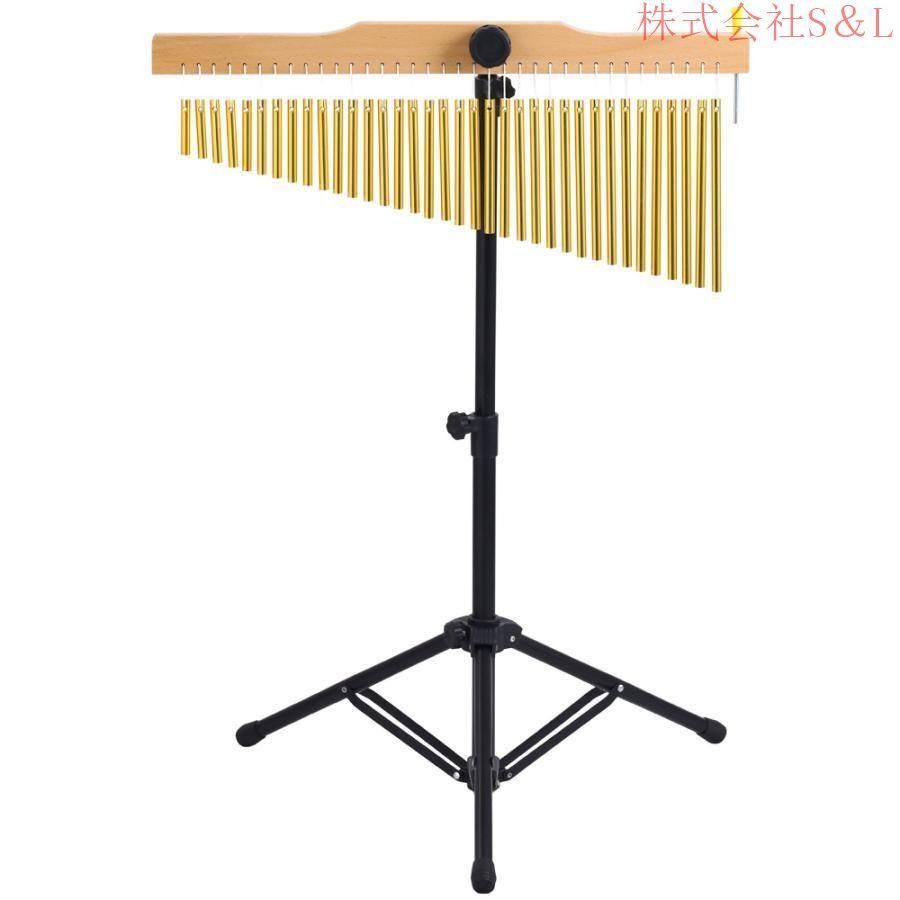 新品 ウィンドチャイム ツリーチャイム スタンド付き 入門 子供 知育 楽器 ツリーチャイム 36音 チャイム 楽器 バーチャイム スタンド付き