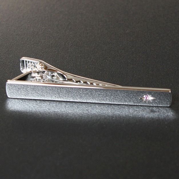 鎌倉カフス工房 2月の誕生石 アメジストカフス ネクタイピンセット