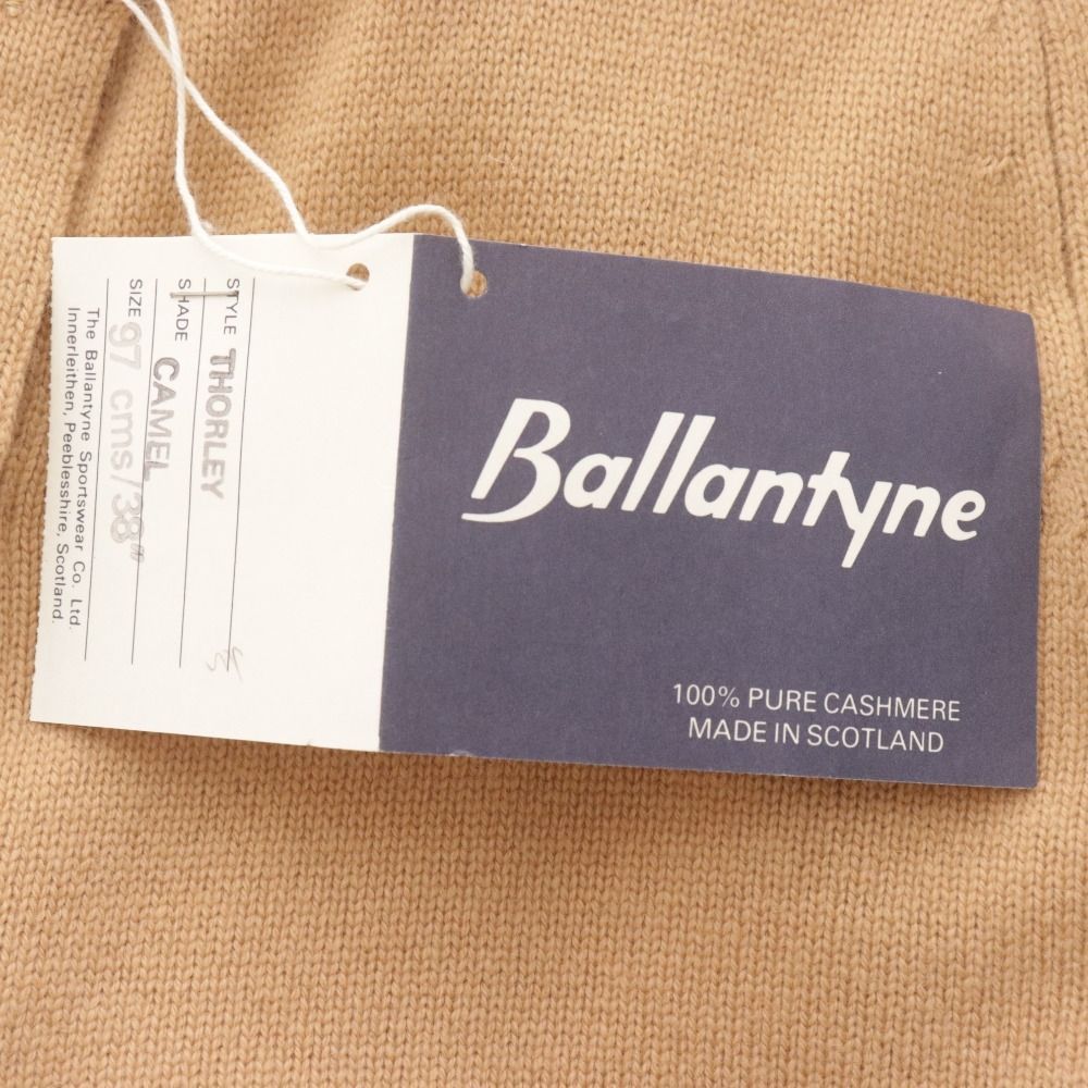 タグ付 バランタイン カシミヤ 金ボタン カーディガン 38 □ バランタイン カーディガン セーター トップス 金ボタン カシミヤ