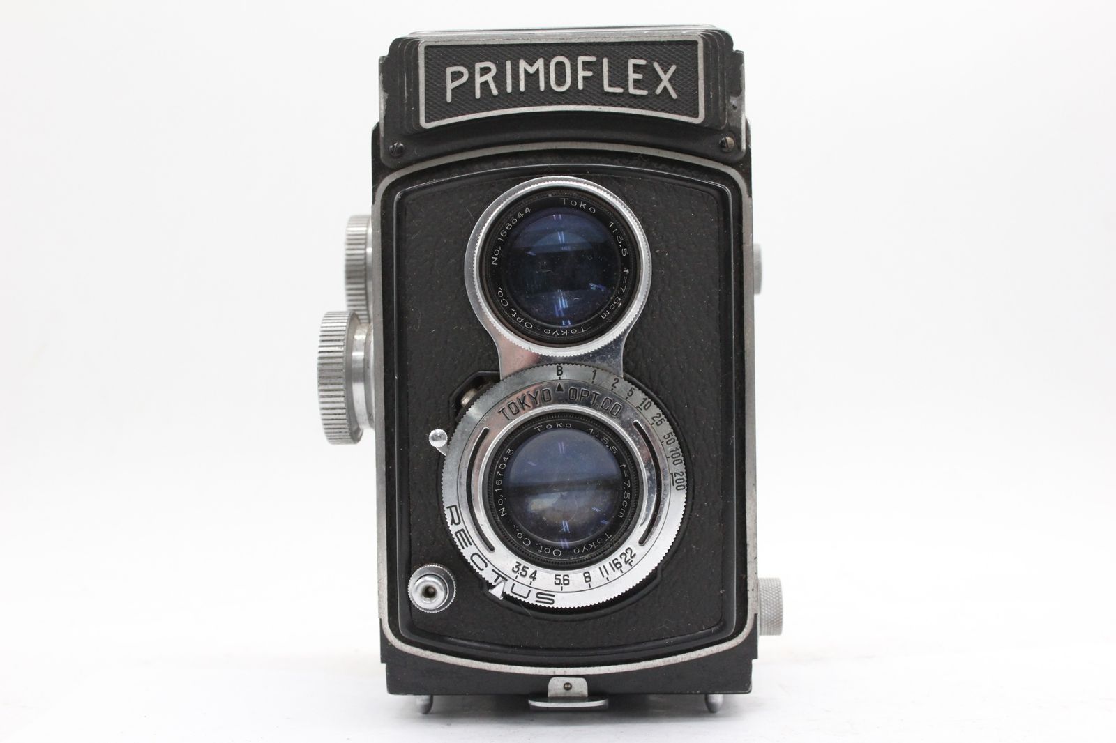 【訳あり品】 Primoflex Toko 7.5cm F3.5 二眼カメラ v3111