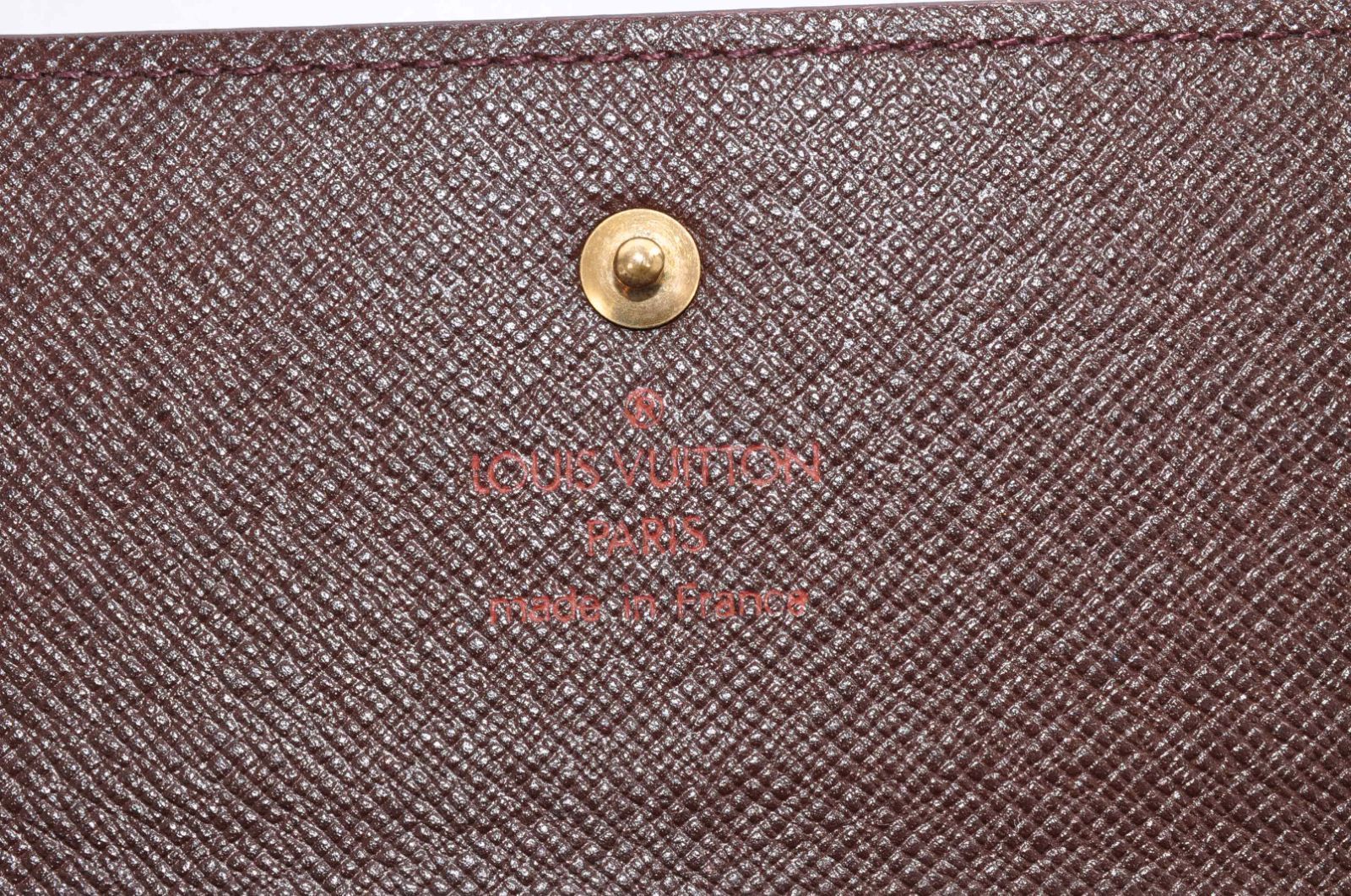 LOUIS VUITTON ルイヴィトン 長財布 ダミエ エベヌ ポルトトレゾール