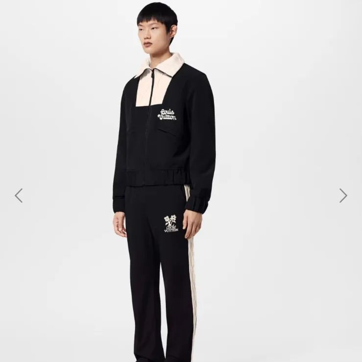 ルイヴィトン 2024SS ニットカラーエンブロイダード テクニカル