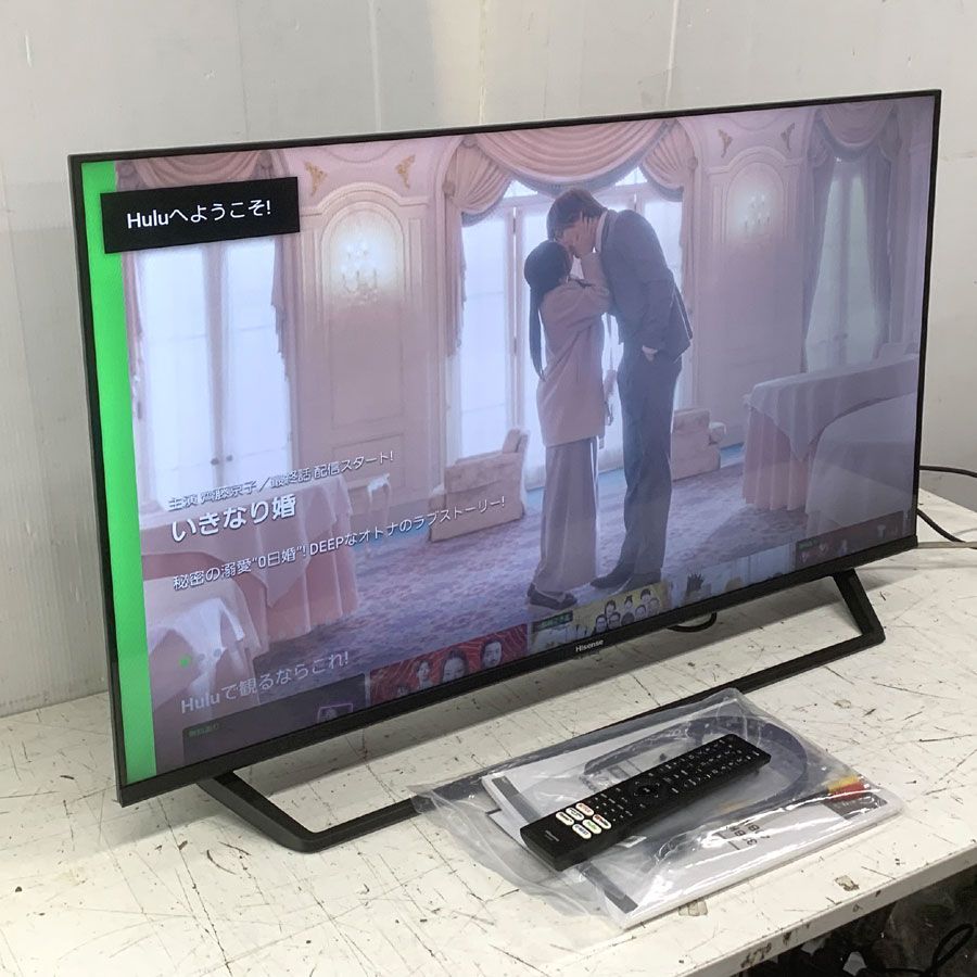 J 美品 Hisense 40V型 2021年製 フルハイビジョン 40BK2 androidTV