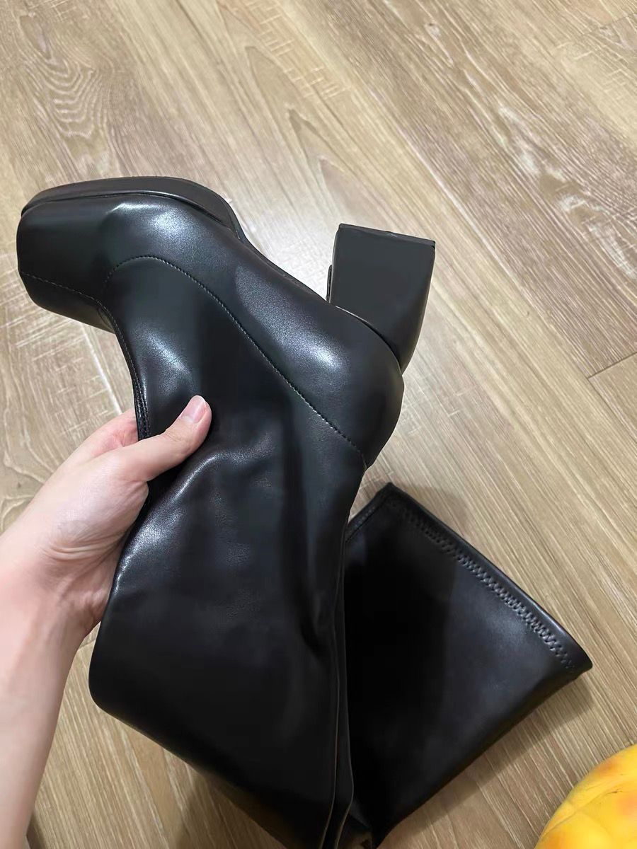 ロングブーツ 細見せ