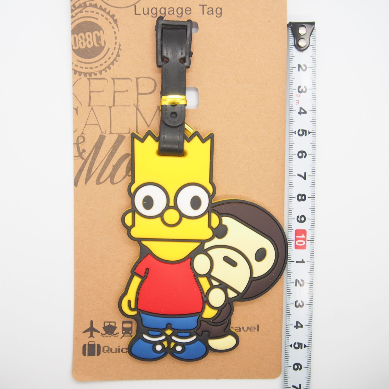 ④ シンプソンズ APE アベイシングエイプ ネームタグ ラゲッジタグ