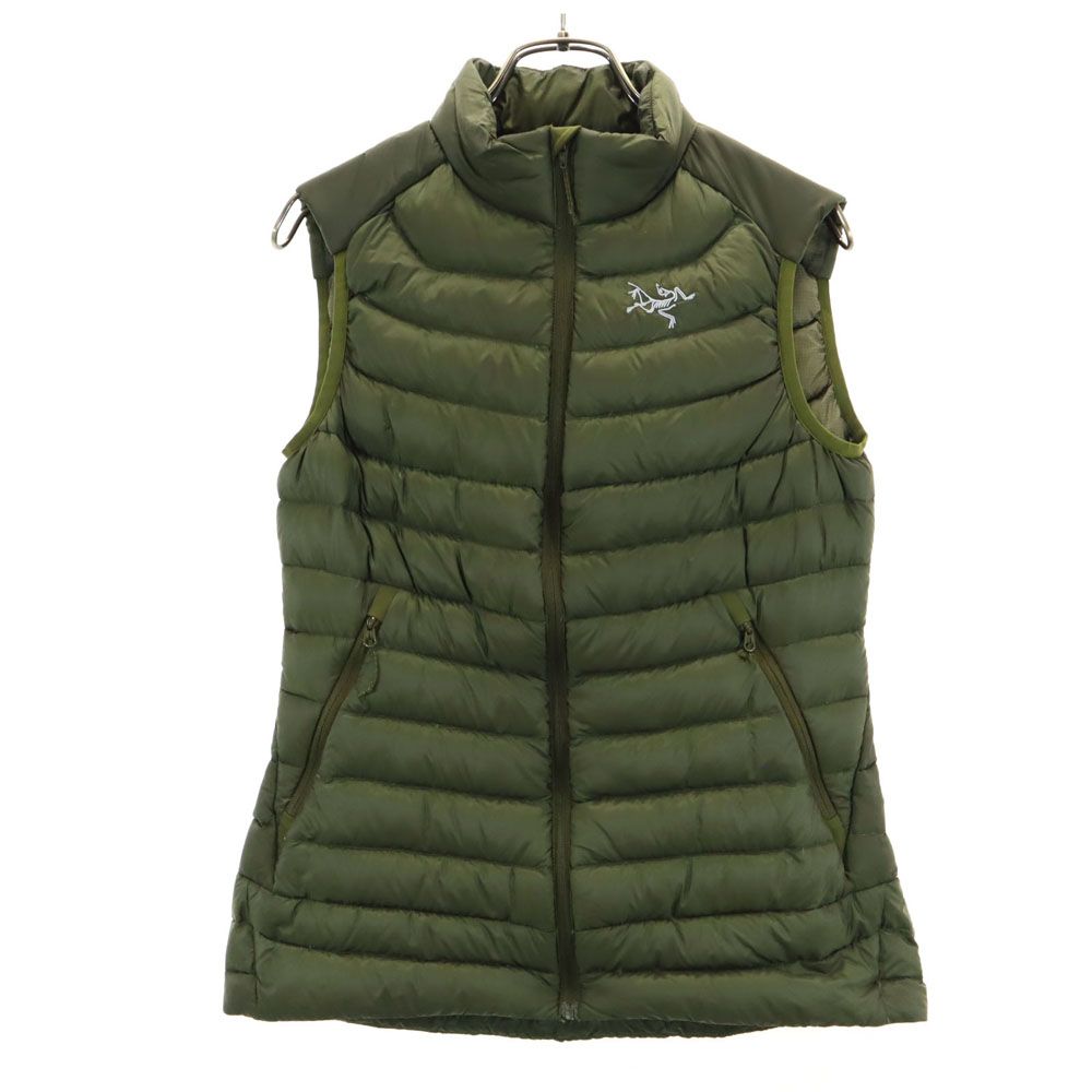 ARC'TERYX グリーンダウンベスト M アークテリクス セリウムベスト 119090 ダウンベスト S カーキ ARC