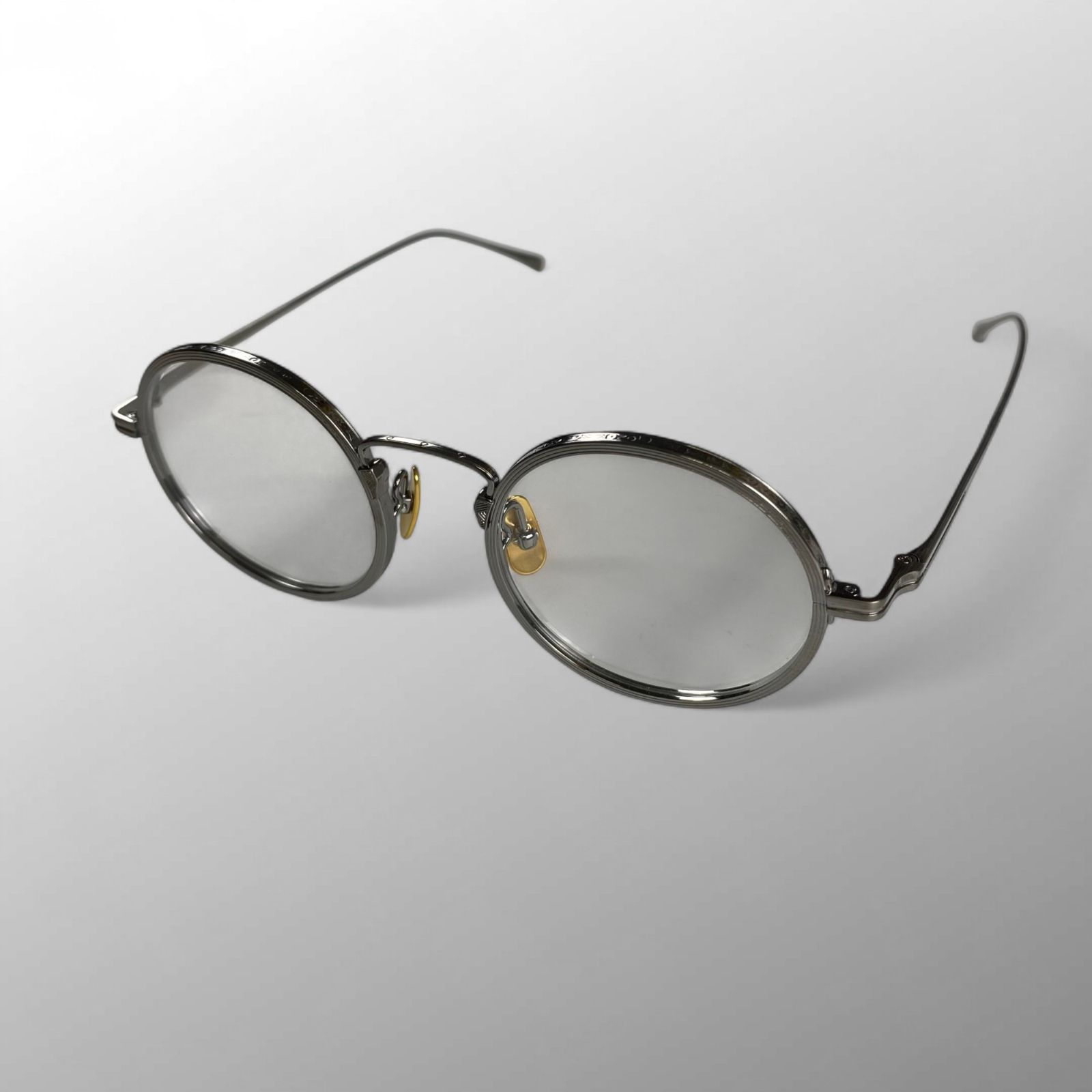 極美品】金子眼鏡 / メタルラウンド KJ-50 度なしクリアレンズ 参考