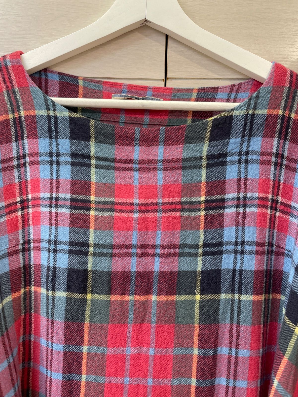 45R フォーティファイブアール umi908 ウールフランネルチェック