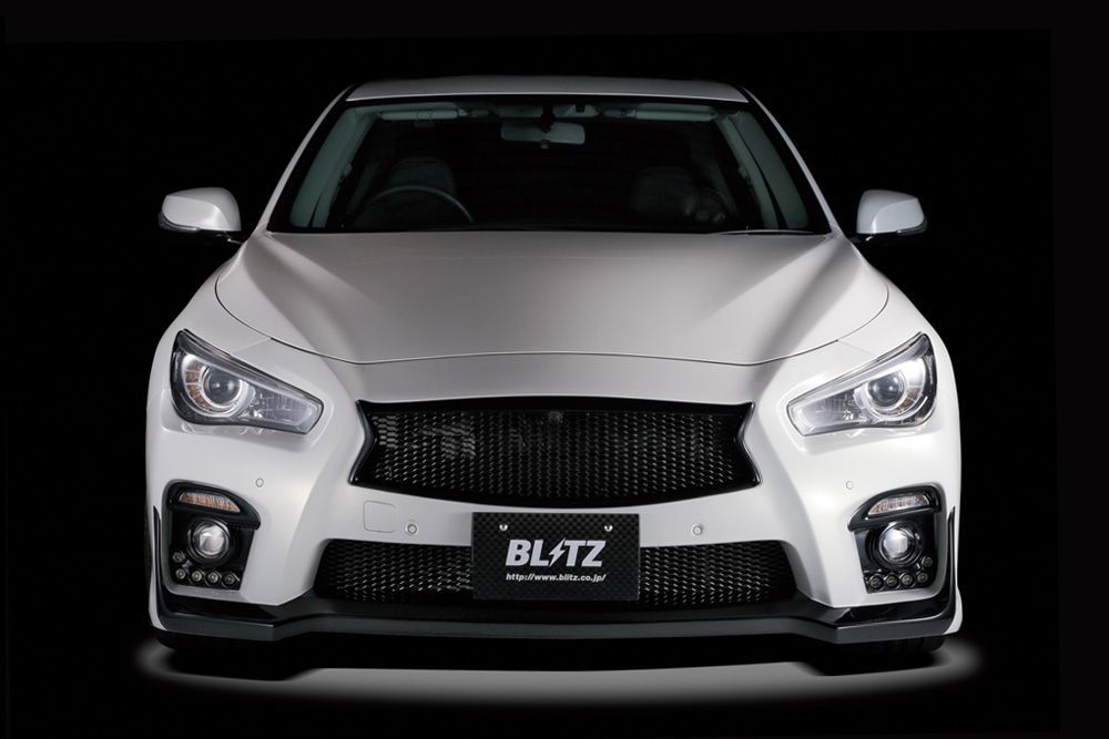 BLITZ ブリッツ AERO SPEED R-Concept エアロスピード Rコンセプト スカイライン SKYLINE HV37 ZV37 YV37 フロントバンパースポイラー LEDライトセット 60177