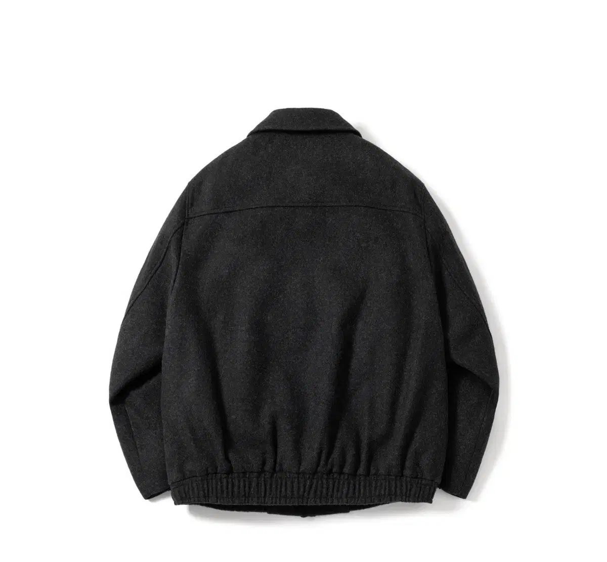 ポッタリー ウール ブルゾン メランジ グレー 2サイズ KANDAIZUMI_COM