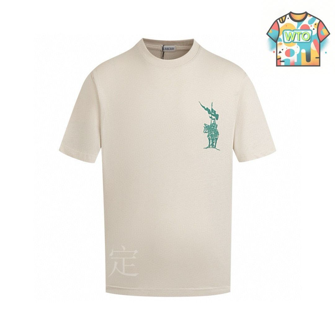今日WTO】BURBERRY 280 グラム 丸首 T シャツ-QQ25 - メルカリ