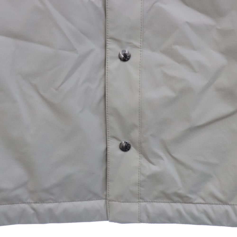 MONCLER モンクレール 21SS DELLY スナップボタン ライトダウンジャケット ホワイト G10911B50S00 MONCLER (モンクレール) 21SS DELLY スナップボタン ライトダウン