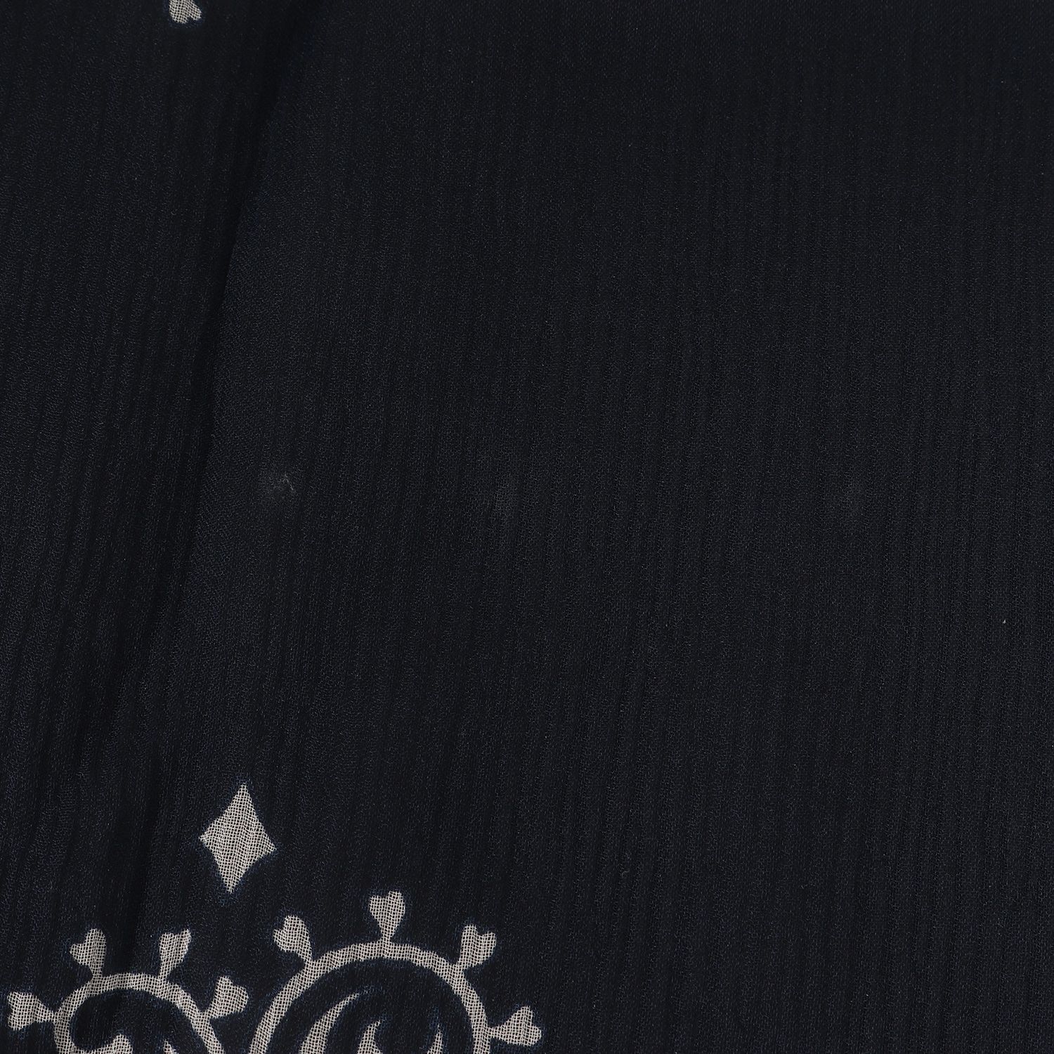 ナンバーナイン ネイビー ペイズリー柄 シルクバンダナ NUMBER (N)INE ナンバーナイン ペイズリー柄 シルク スカーフ ネイビー