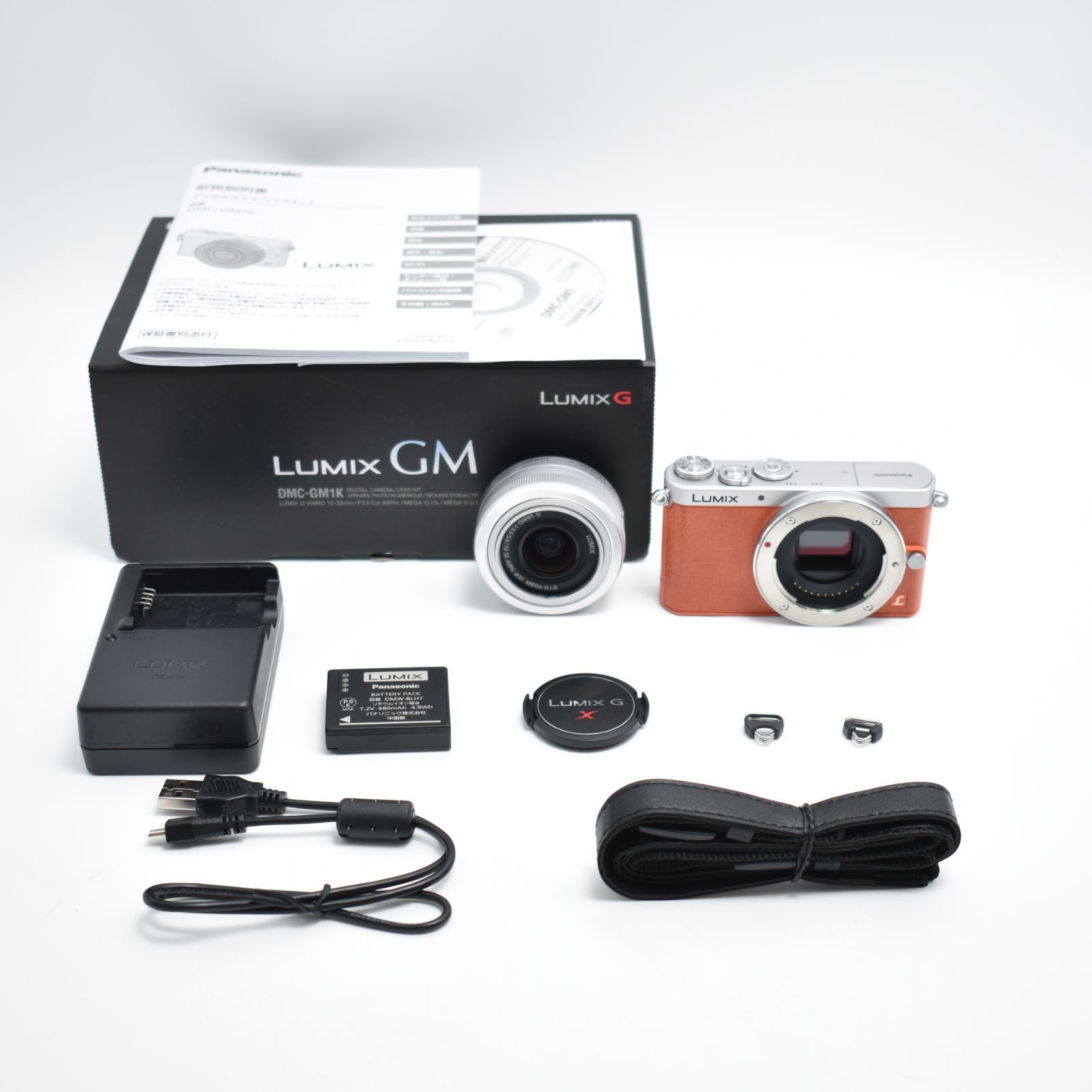 Panasonic LUMIX DMC-GM1K-D レンズキット オレンジ 元箱あり LUMIX