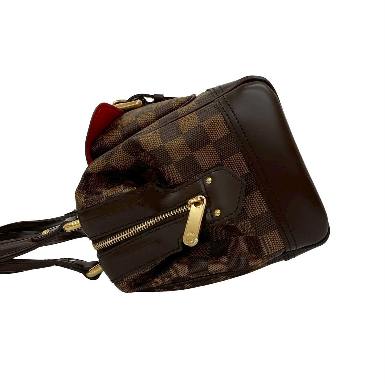 極 美品 ルイヴィトン ダミエ レザー ハンドバッグ トートバッグ ブラウン ほぼ未使用 希少品 LOUIS VUITTON ルイヴィトン ナイツブリッジ