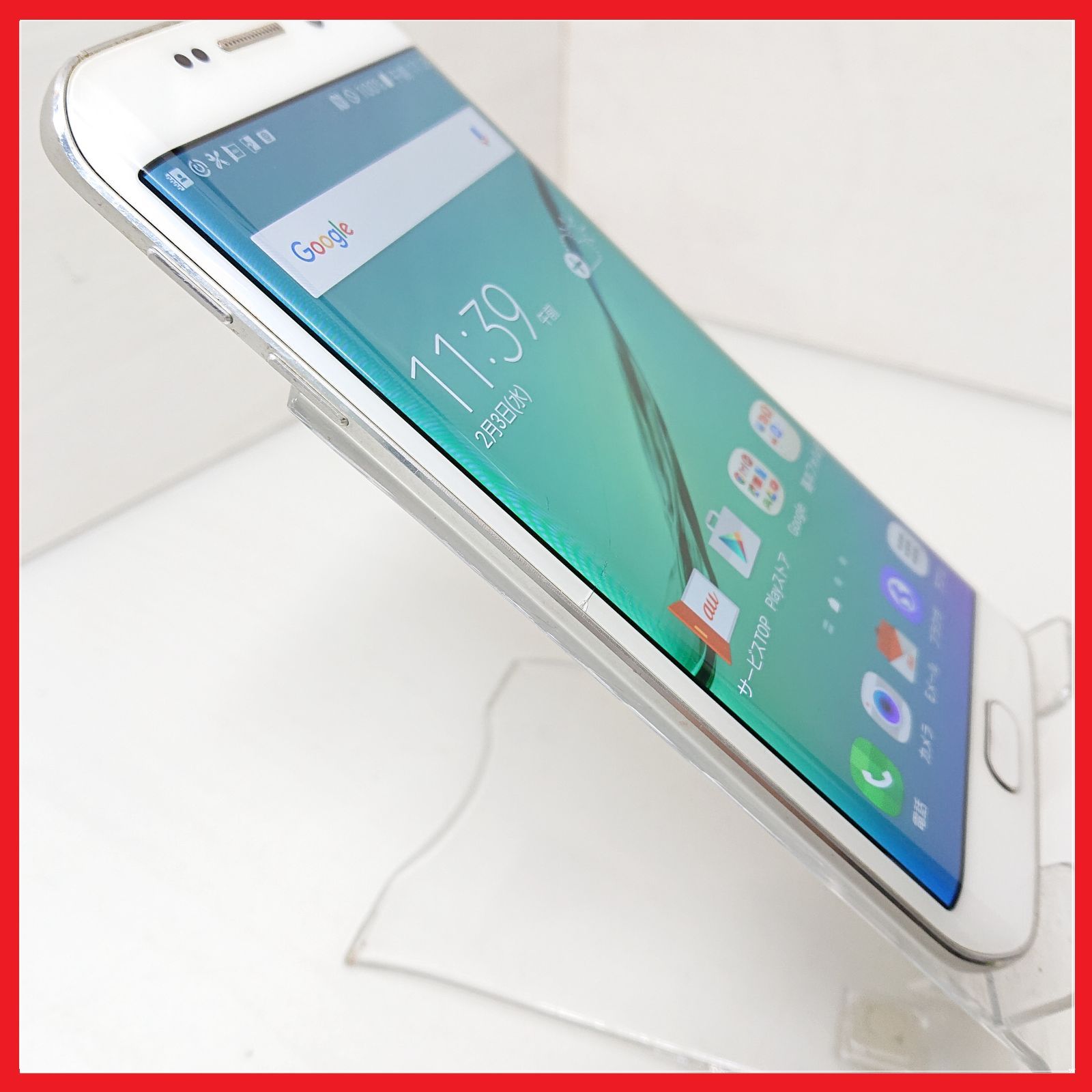 SAMSUNG - 美品！ GALAXY S6Edge  scv31 au Amazon.com: Samsung Galaxy S6 Edge G925 128GB Unlocked GSM