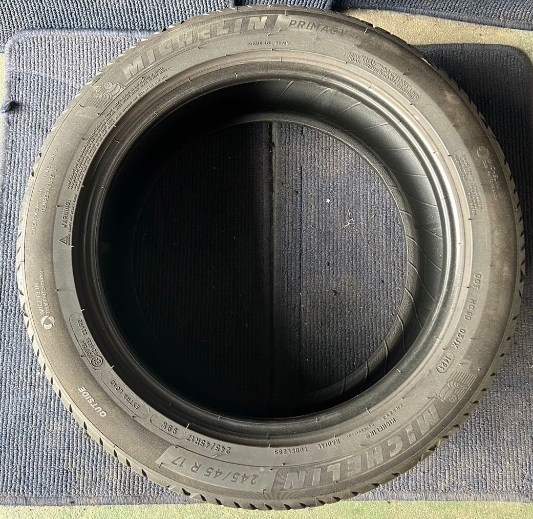 魅惑的な 造 溝6分山 MICHELIN PRIMACY4 1本 245 45R17 ASP3233 明るさを与える