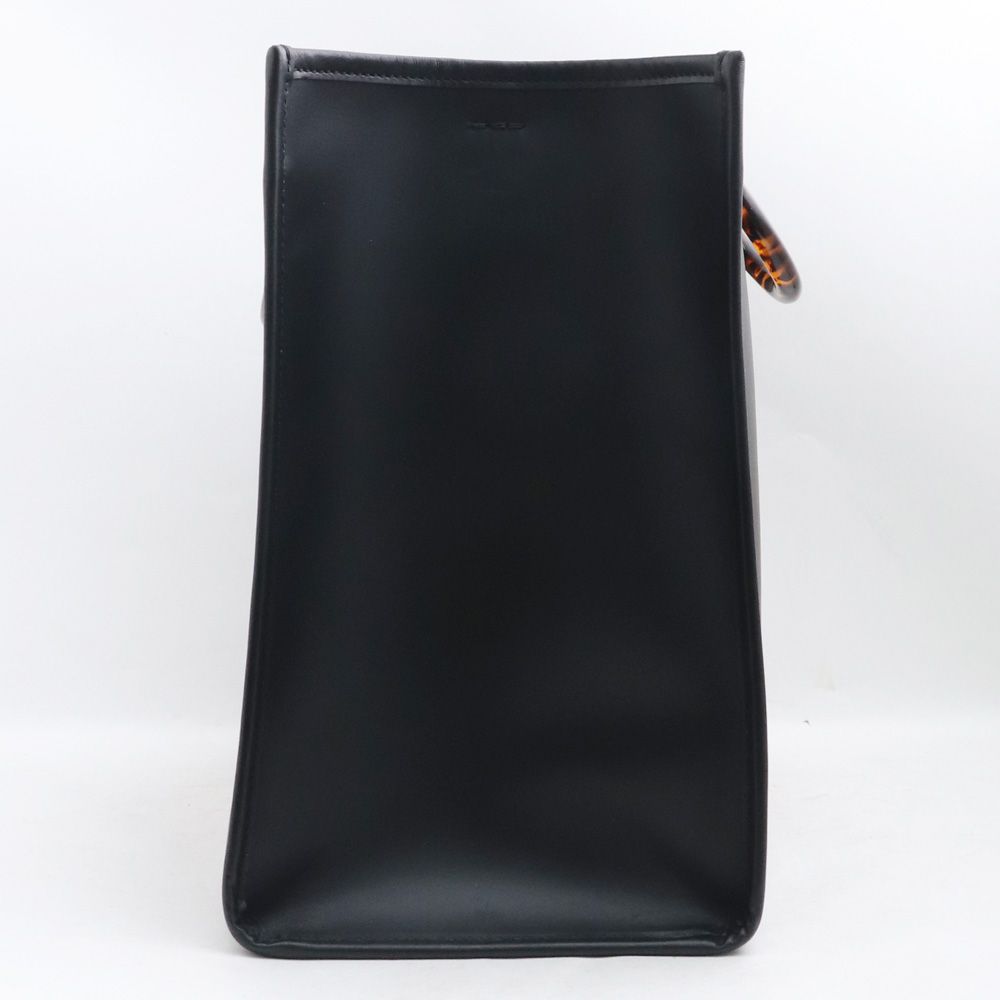 フェンディトートバッグ【サンシャイン】ラージ フェンディ サンシャイン ミディアム レザー ブラック | Fendi