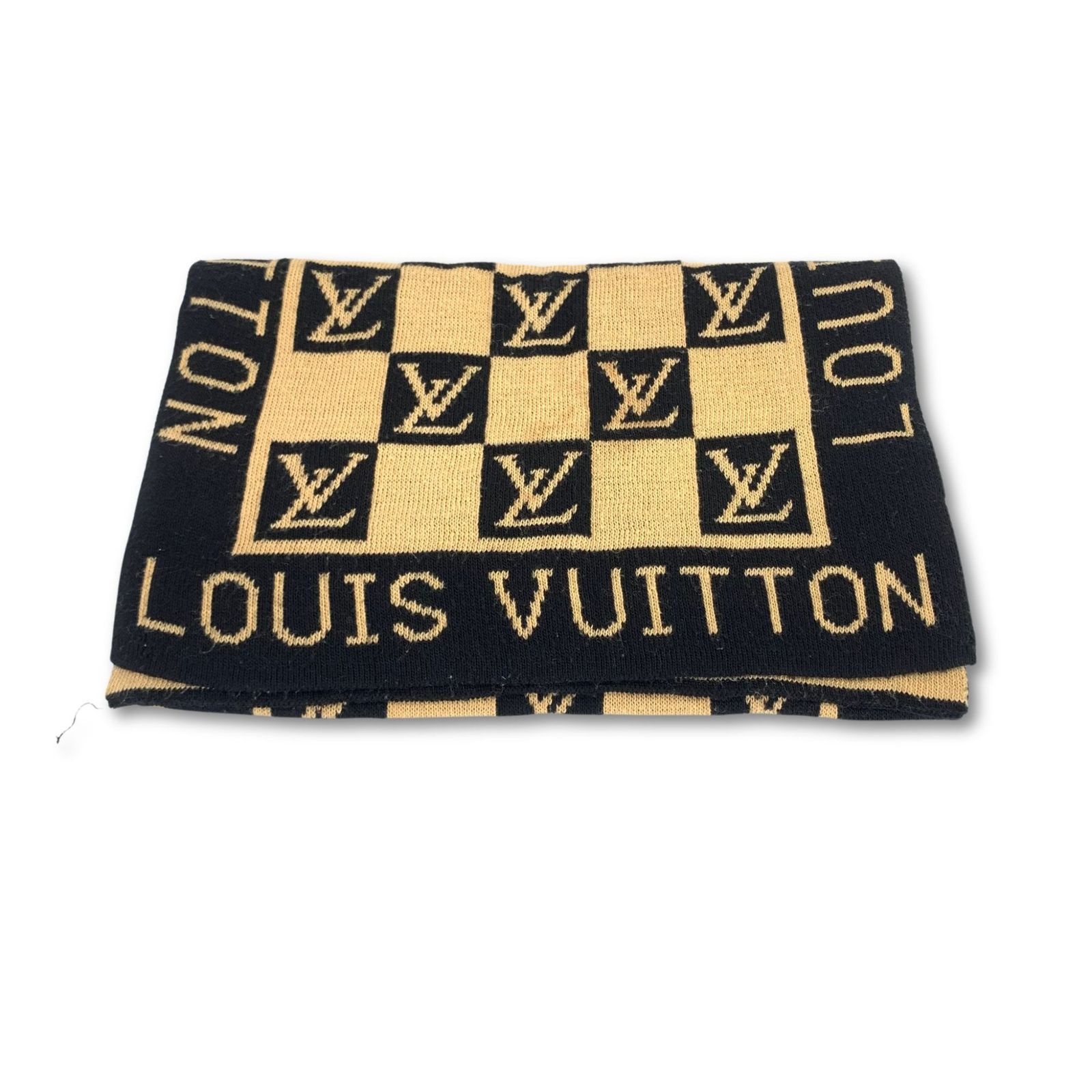 LOUIS VUITTON ルイヴィトン ノベルティ マフラー 使用感あり - メルカリ